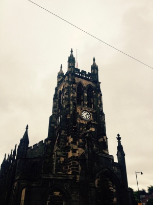 Manchester church clock